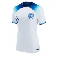 Camiseta Inglaterra Bukayo Saka #17 Primera Equipación para mujer Mundial 2022 manga corta